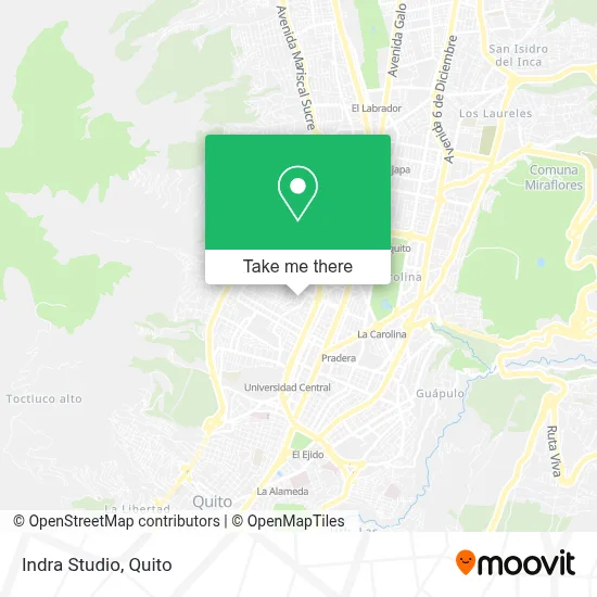 Indra Studio map