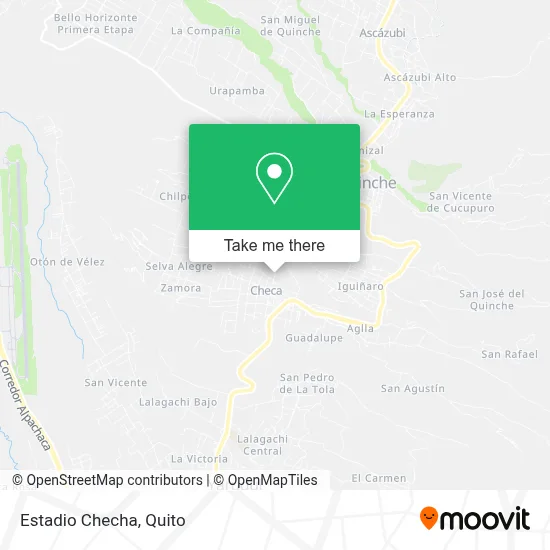 Estadio Checha map