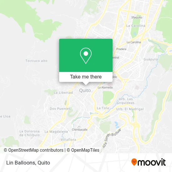 Lin Balloons map