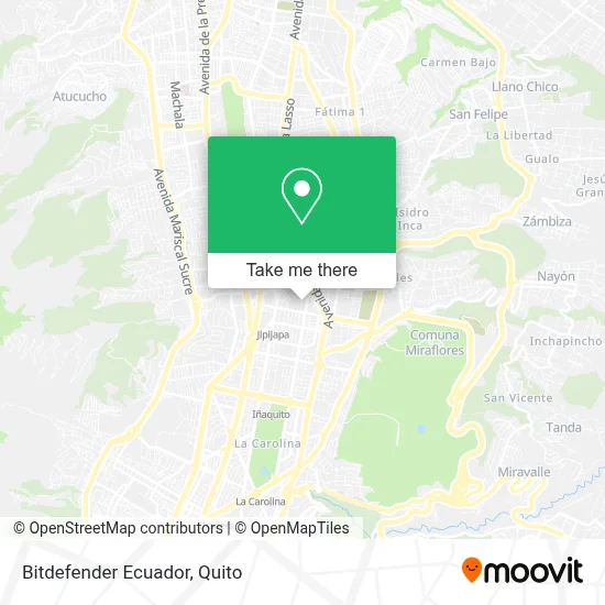 Bitdefender Ecuador map