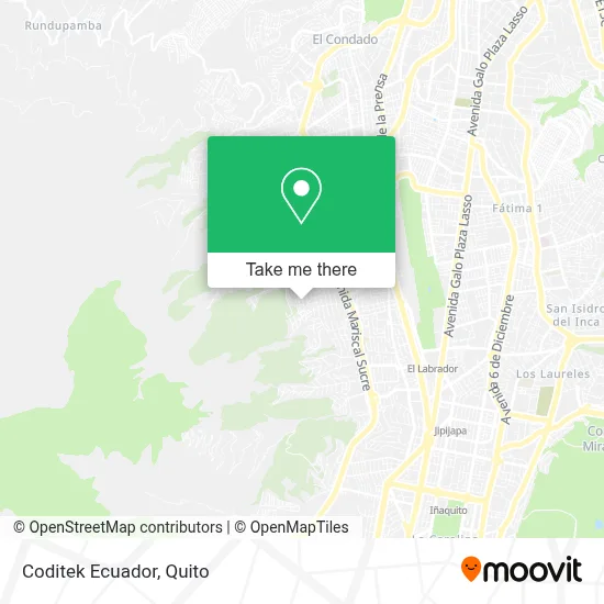 Coditek Ecuador map
