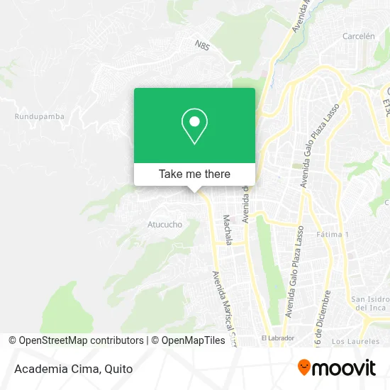 Academia Cima map