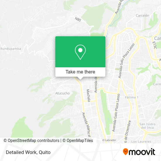 Detailed Work map