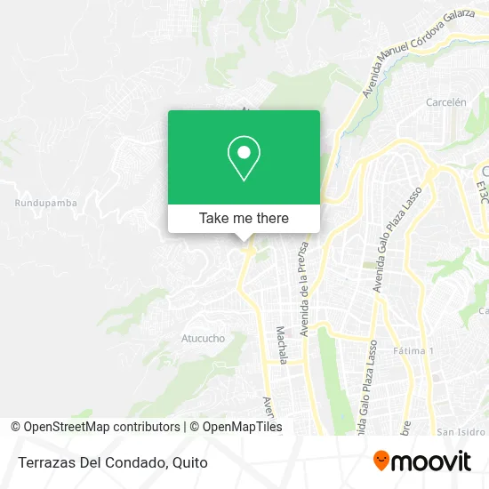 Terrazas Del Condado map