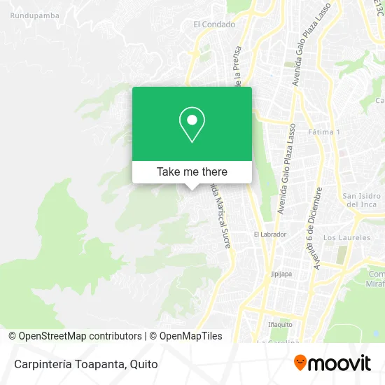 Carpintería Toapanta map