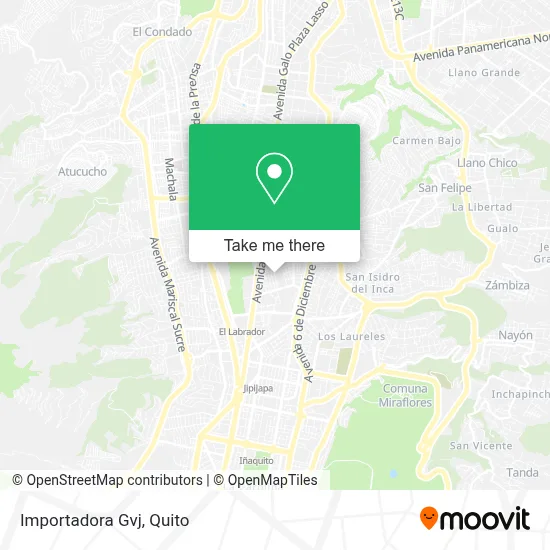 Importadora Gvj map