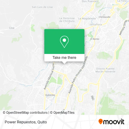 Power Repuestos map