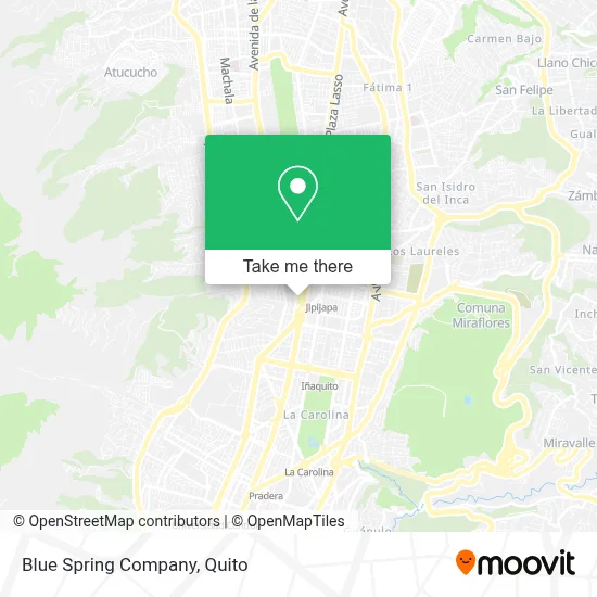Blue Spring Company map