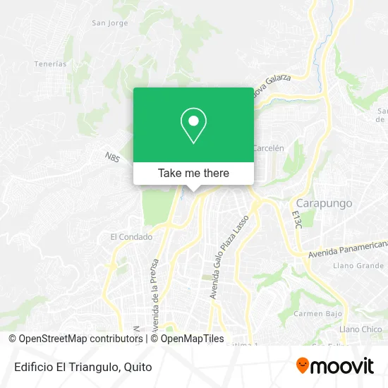 Edificio El Triangulo map