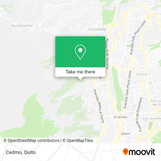 Cedmo map
