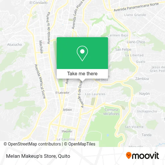 Melan Makeup's Store map