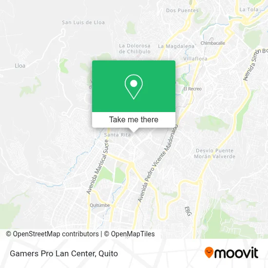 Gamers Pro Lan Center map