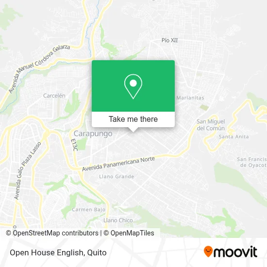 Open House English map