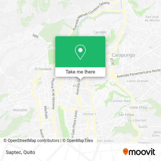 Saptec map
