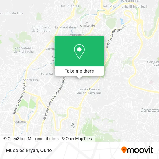 Muebles Bryan map