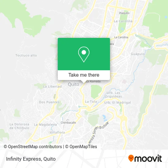 Infinity Express map