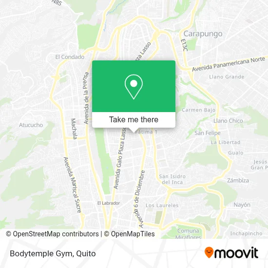 Bodytemple Gym map