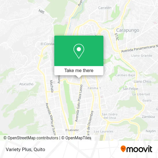 Variety Plus map