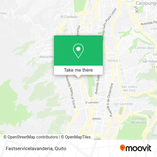 Fastservicelavanderia map