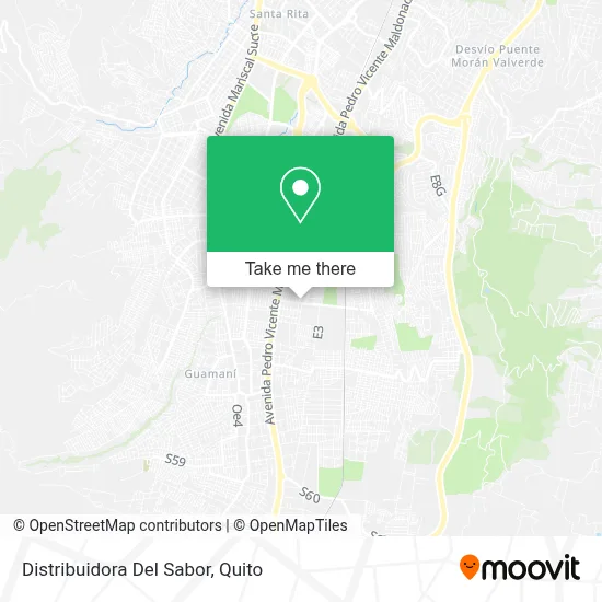 Distribuidora Del Sabor map