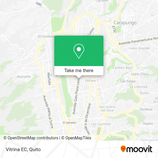 Vitrina EC map