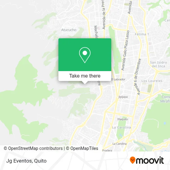 Jg Eventos map