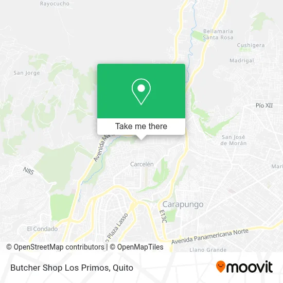 Butcher Shop Los Primos map