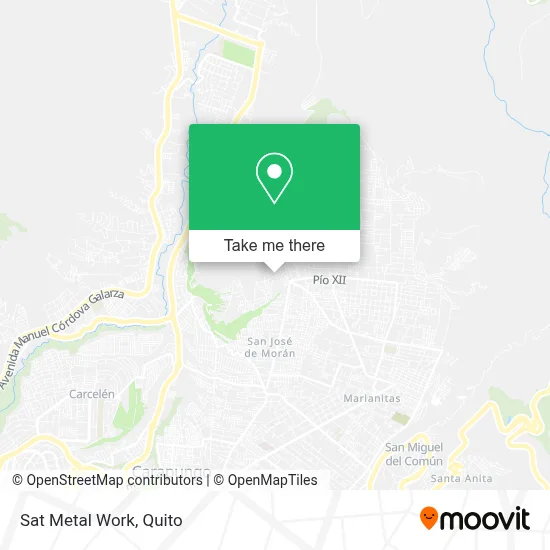 Sat Metal Work map