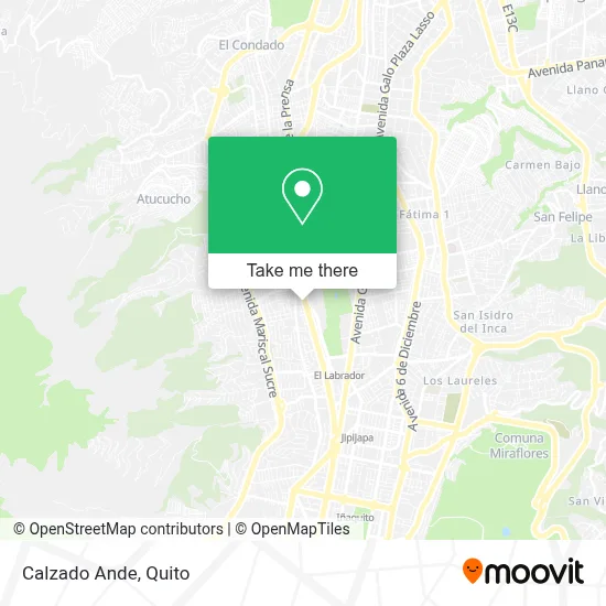 Calzado Ande map