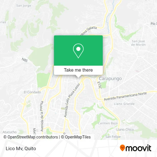 Lico Mv map