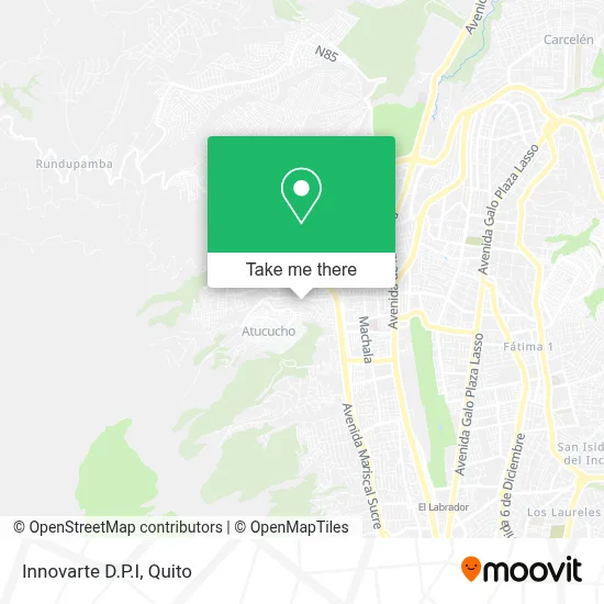 Innovarte D.P.I map