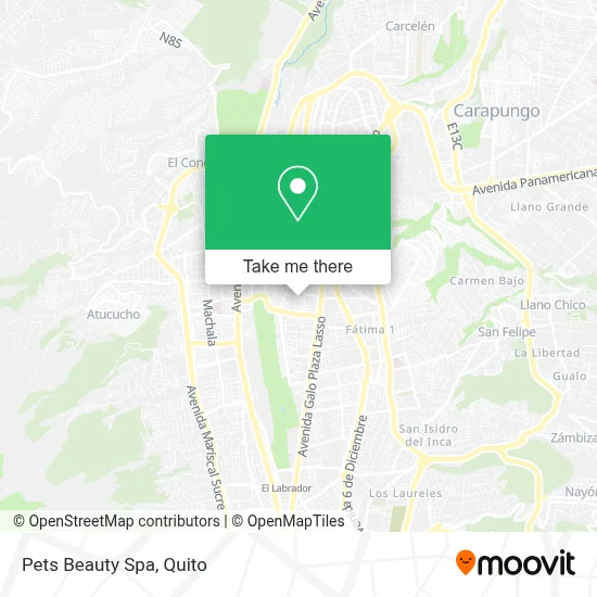 Pets Beauty Spa map