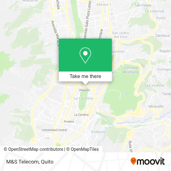 M&S Telecom map