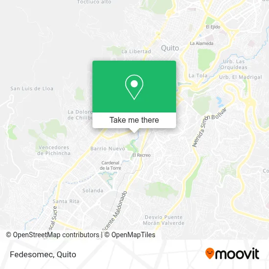 Fedesomec map