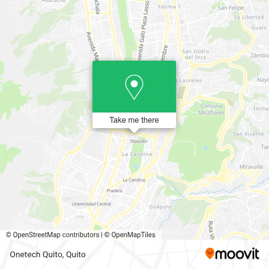 Onetech Quito map