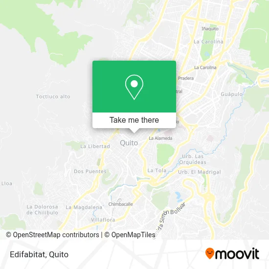 Edifabitat map