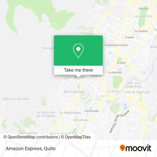 Amazon Express map