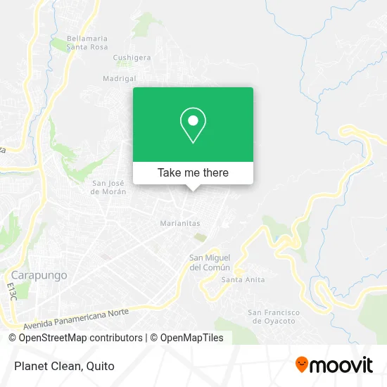 Planet Clean map