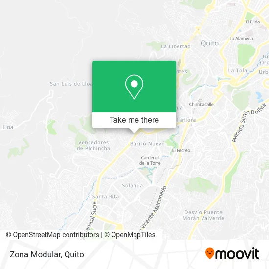 Zona Modular map