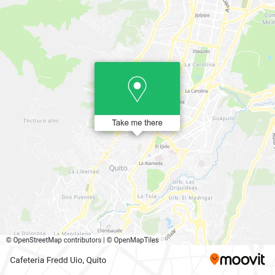Cafeteria Fredd Uio map