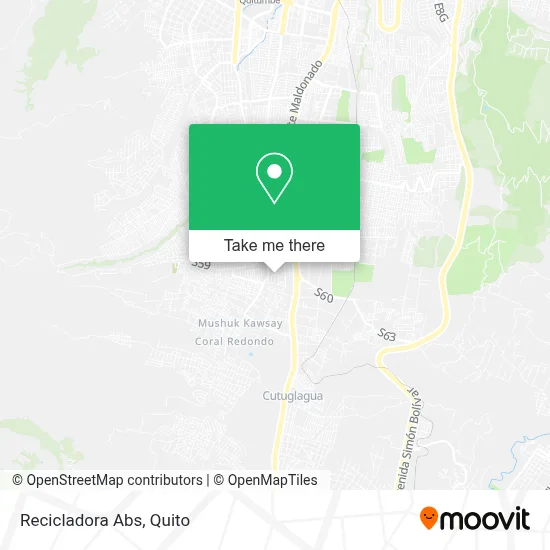 Recicladora Abs map