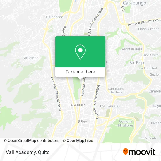 Vali Academy map