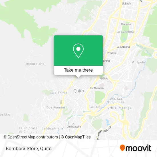 Bombora Store map