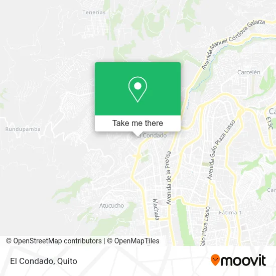 El Condado map