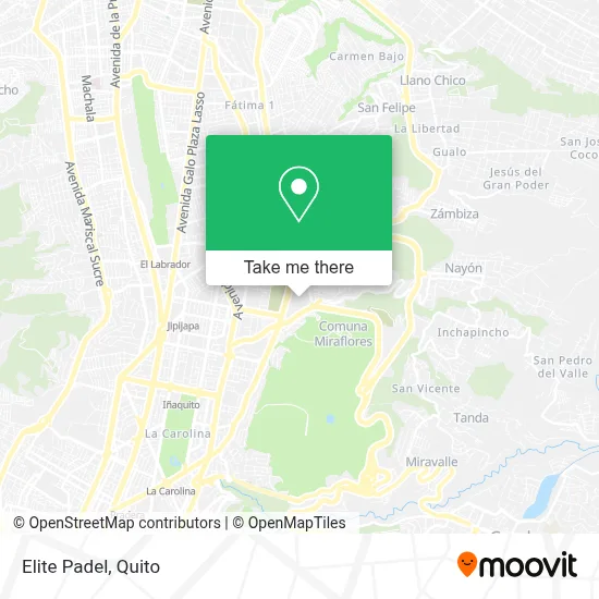 Elite Padel map