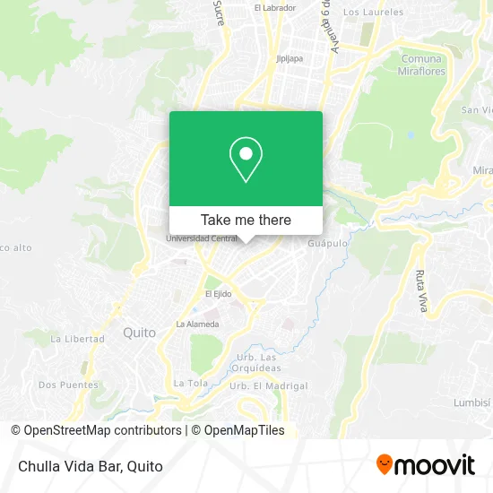 Chulla Vida Bar map