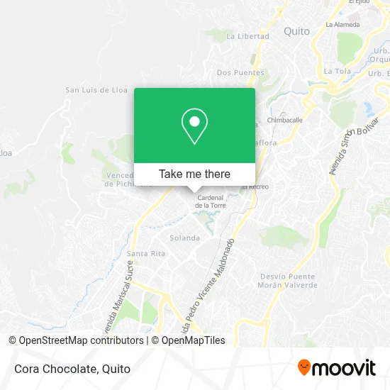 Cora Chocolate map
