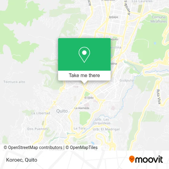 Koroec map