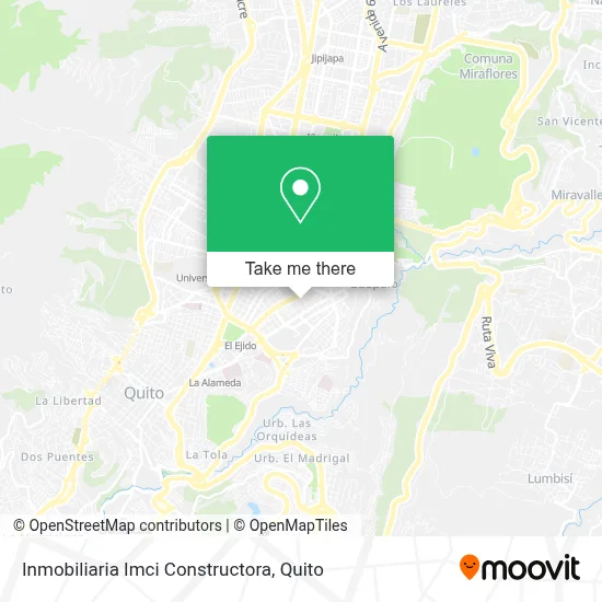 Inmobiliaria Imci Constructora map