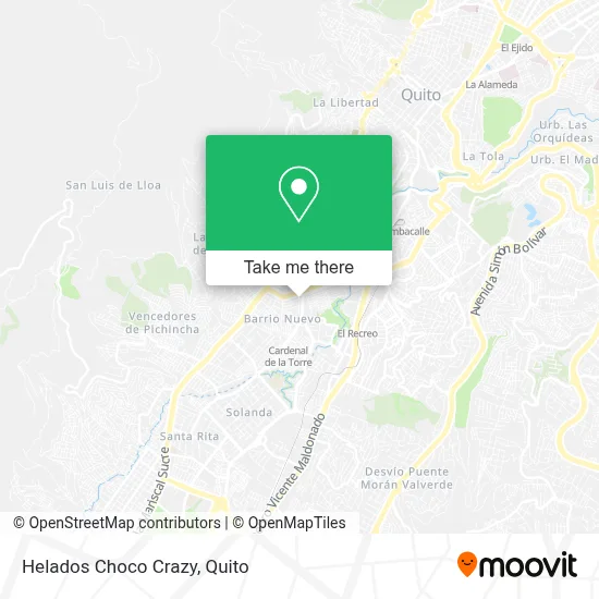 Helados Choco Crazy map